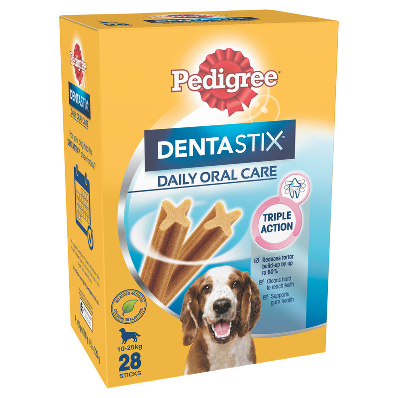 Pedigree DentaStix Dental Treats for Medium Dogs - 28 Pack 1