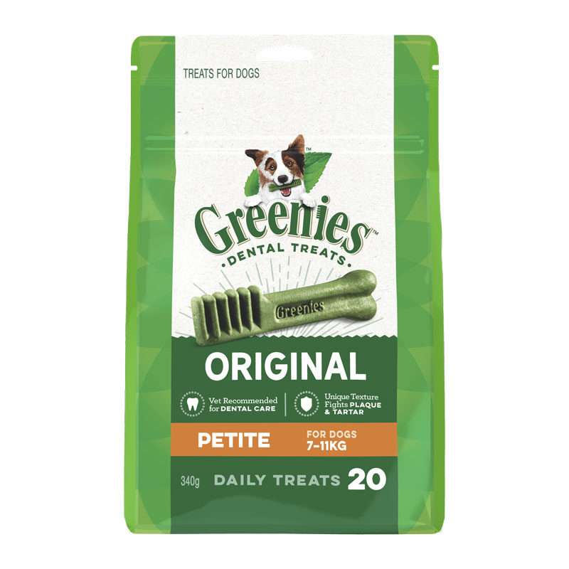 Greenies Original Petite Dental Treats for Dogs - 20 Pack 1