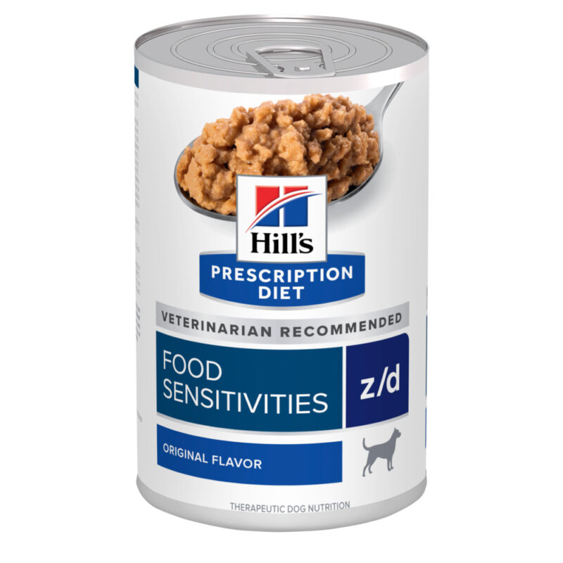 Hills Prescription Diet z/d Food Sensitivities Canned Dog Food 12x370g 1