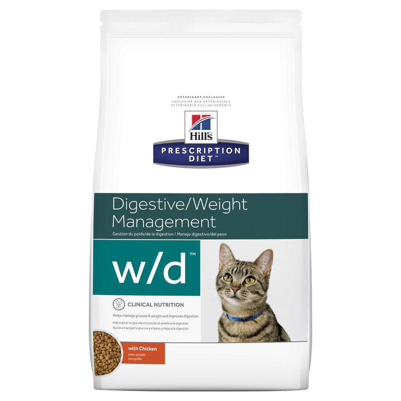 Hills Prescription Diet Feline w/d Digestive/Weight Management 1.5kg