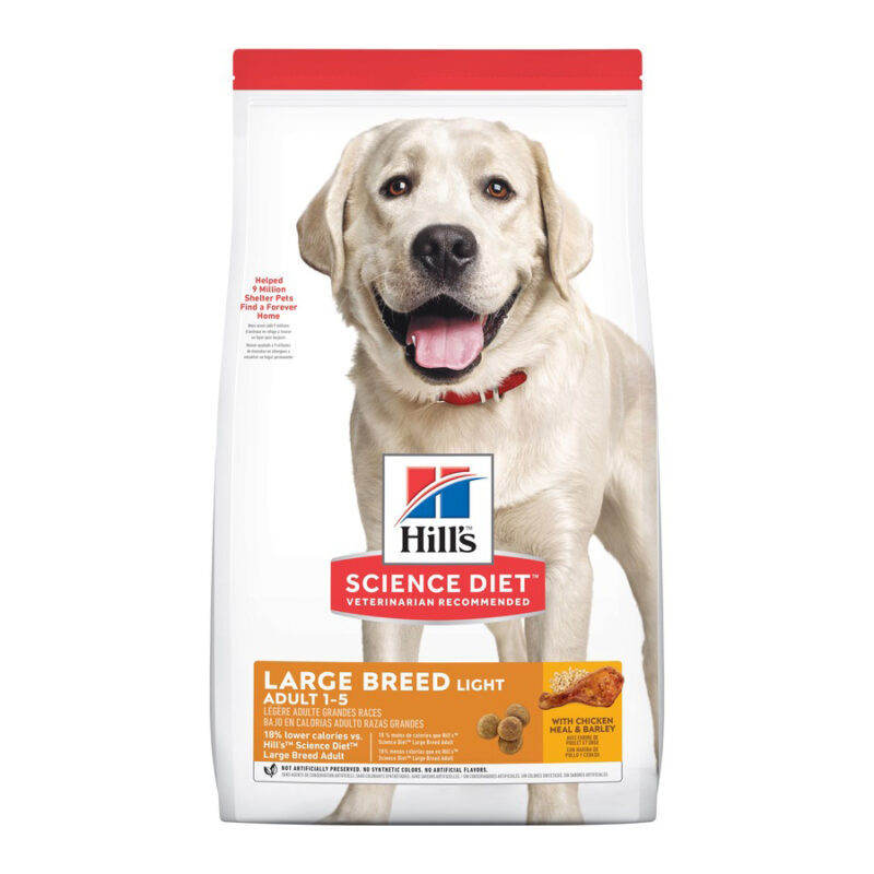 Hills Science Diet Adult Dog Light Large Breed 12kg