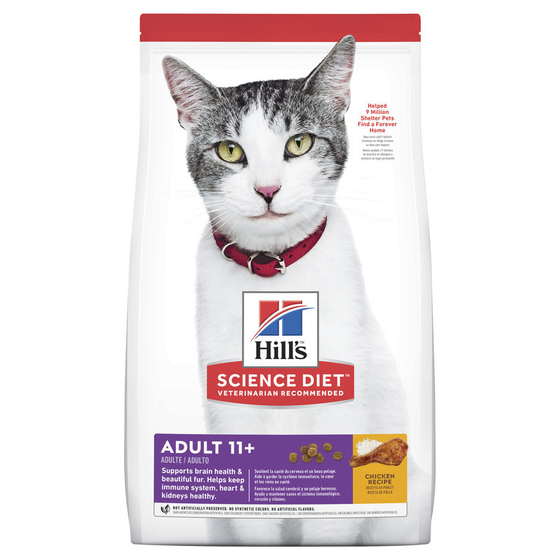 Hills Science Diet Adult Cat 11+ Chicken Recipe 1.58kg