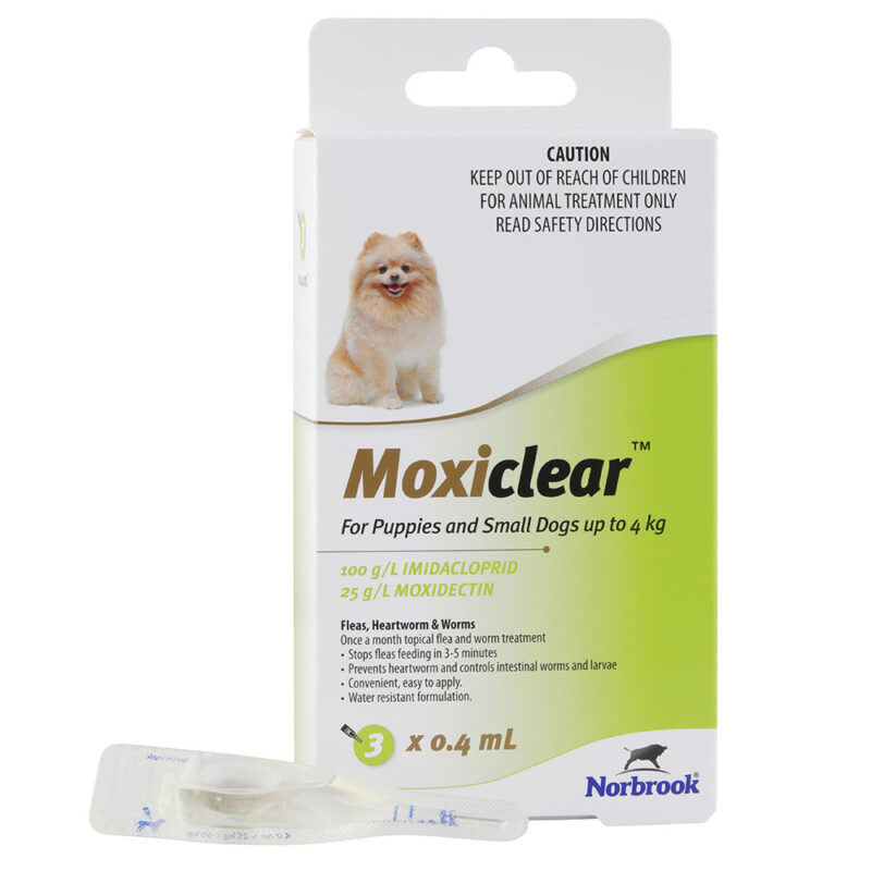 Moxiclear Green for Puppies and Small Dogs - 3 Pack 1